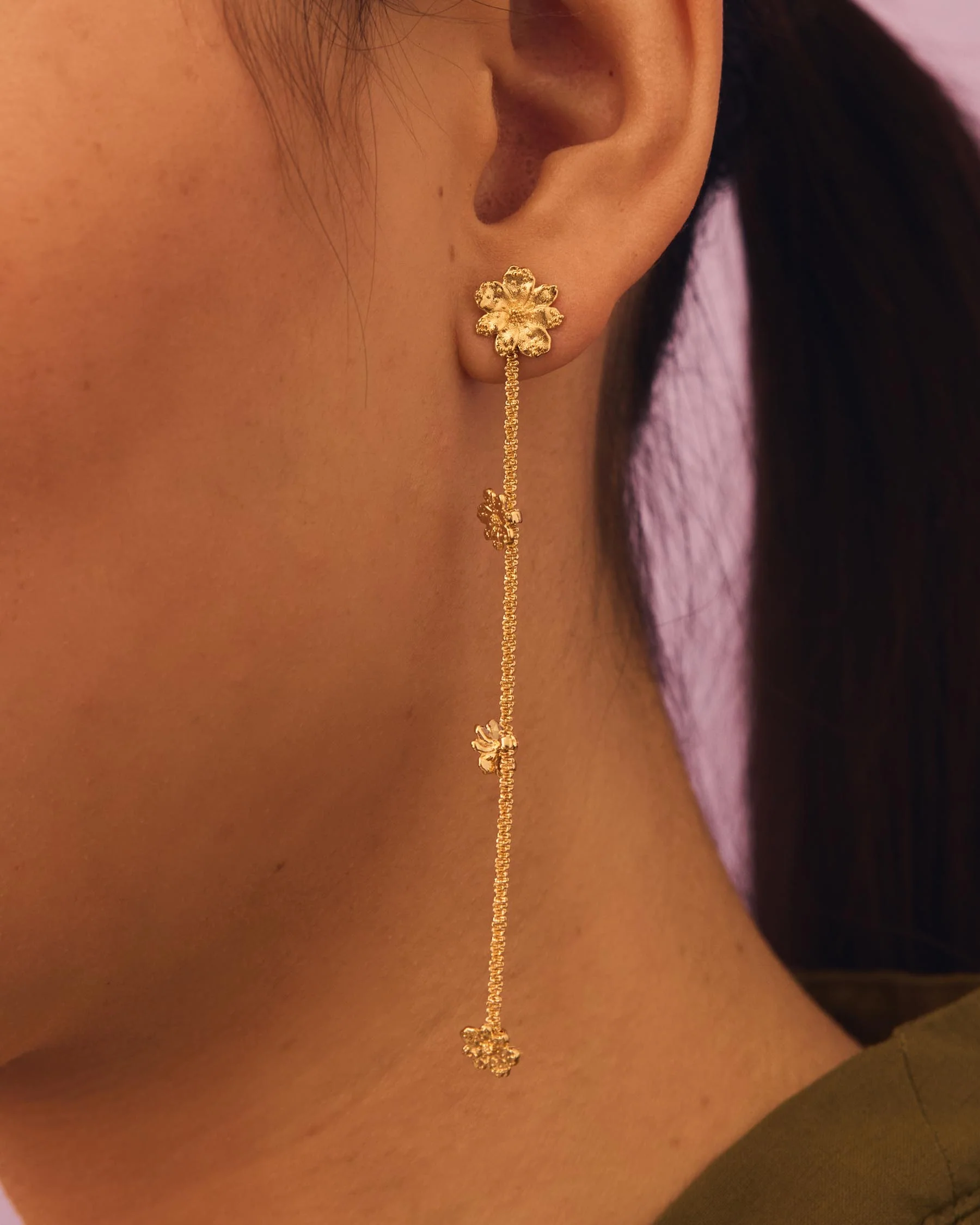 Pendientes 2 en 1  Zinnia - Image 4