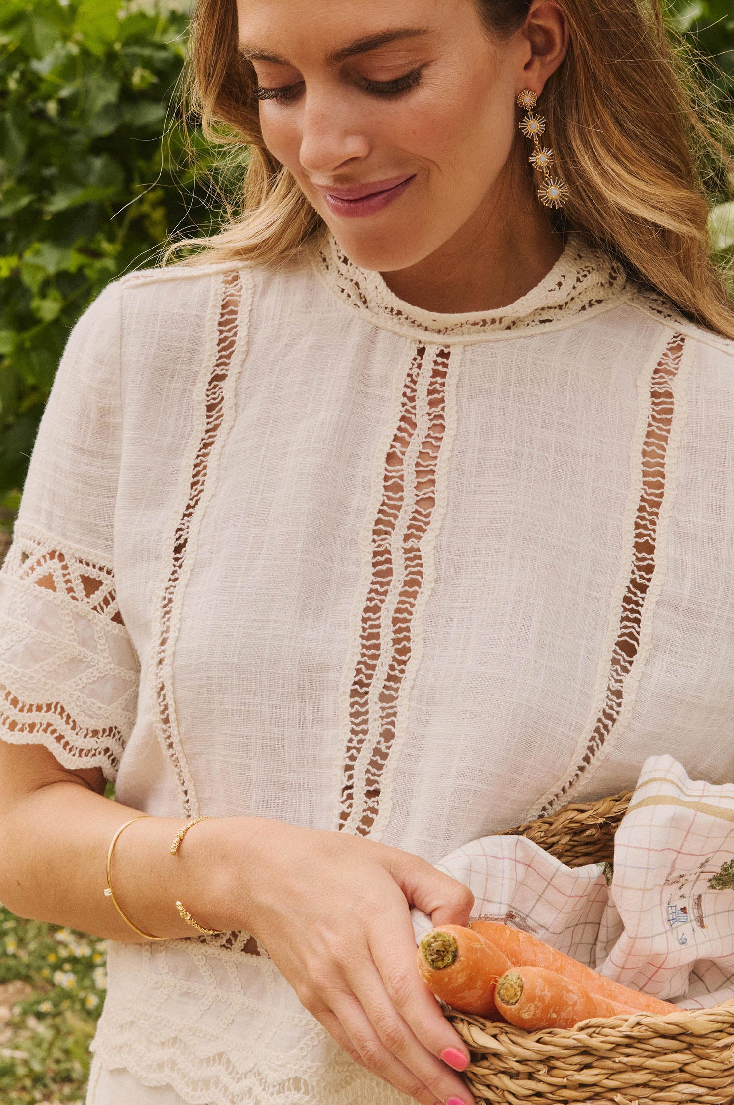 Pendientes largos moon - Image 3