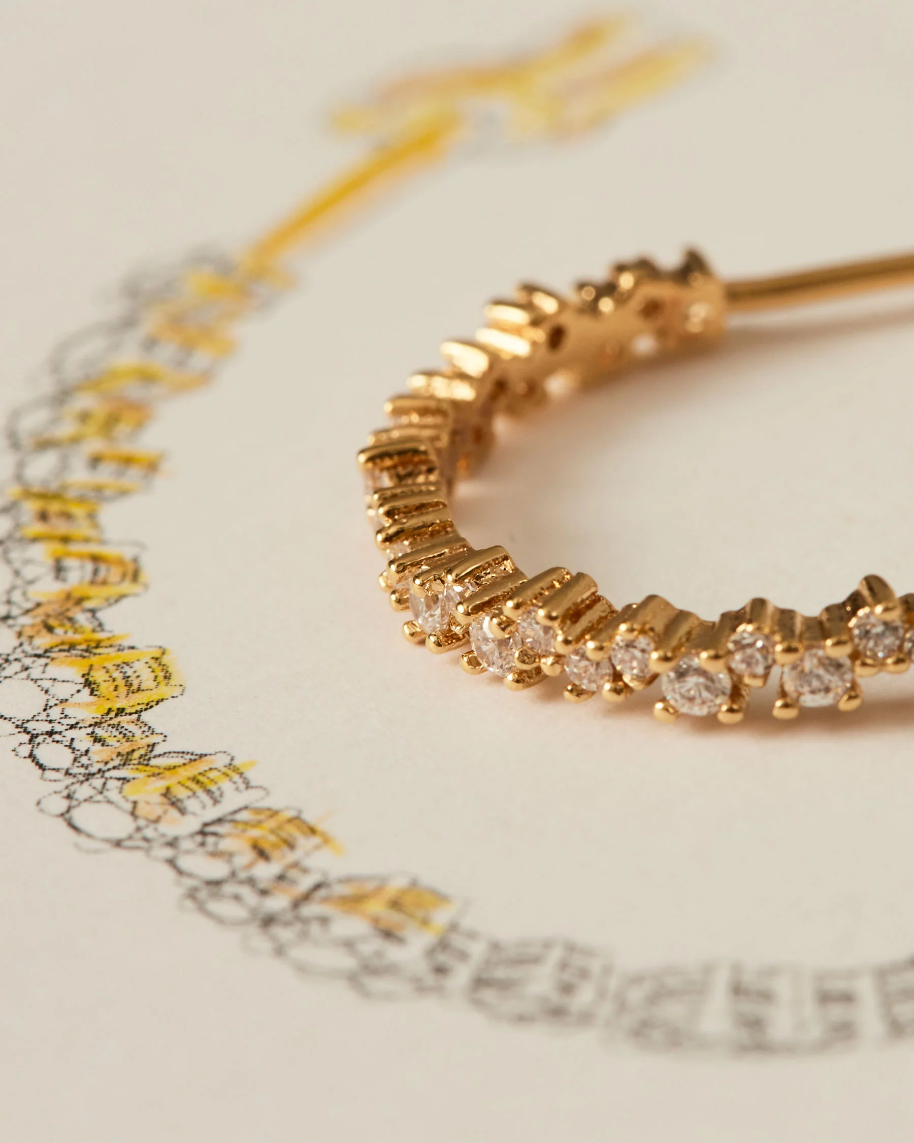 Pendientes Aro Pequeños Guadaloupe - Image 3